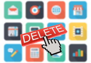 حذف اپلیکیشن